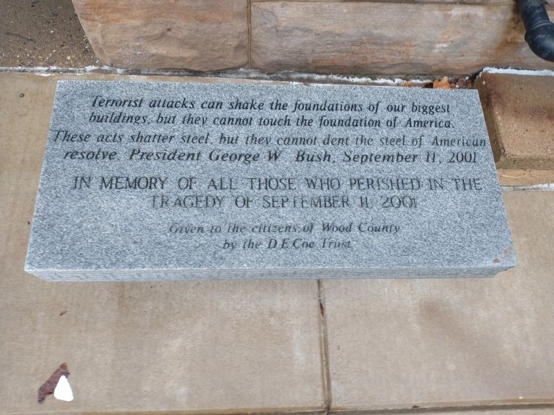 Wood County 911 Memorial image. Click for full size.