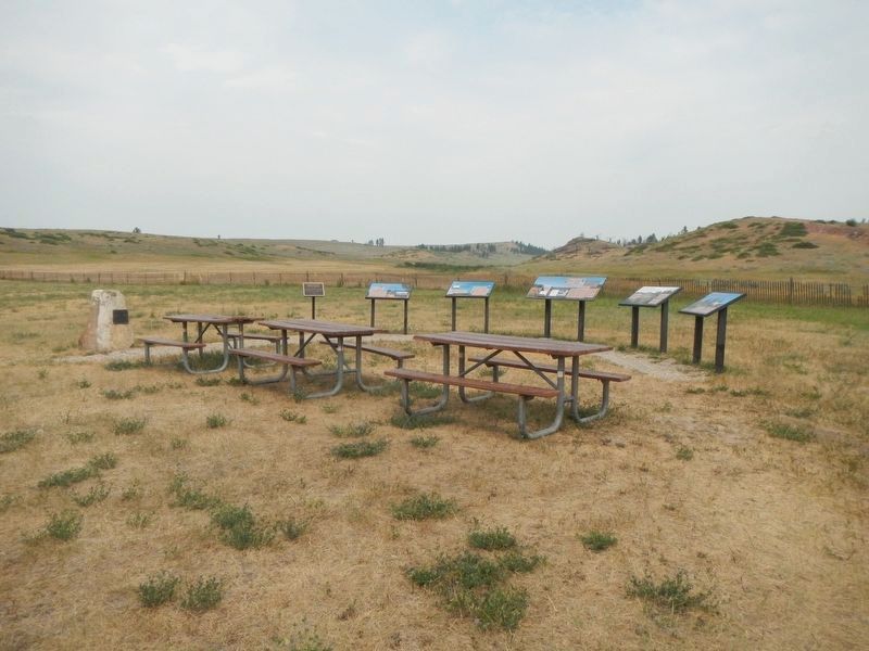 Rosebud Battlefield/Where the Girl Saved Her Brother Markers. Click for full size. Rosebud Battlefield/Where the Girl Saved Her Brother Markers image. Click for full size.