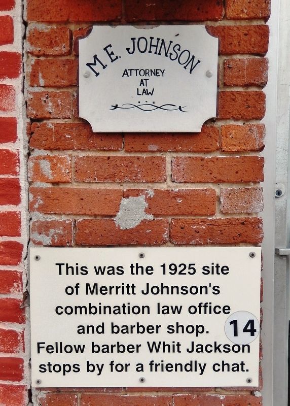 M. E. Johnson Marker image. Click for full size.