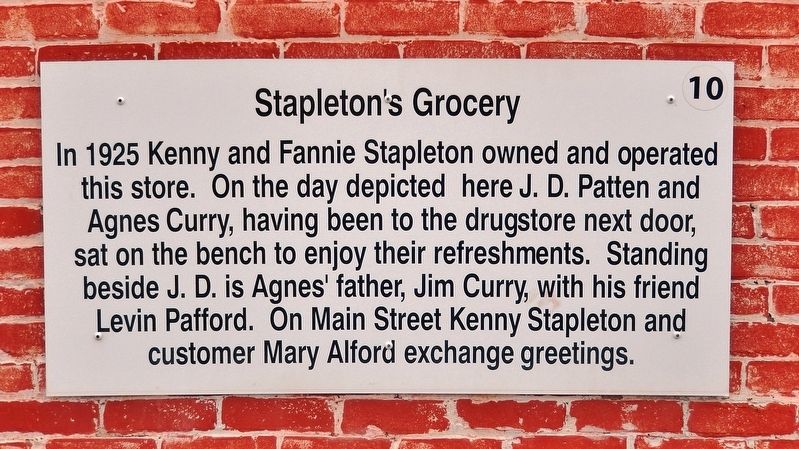 Stapleton's Grocery Marker image. Click for full size.