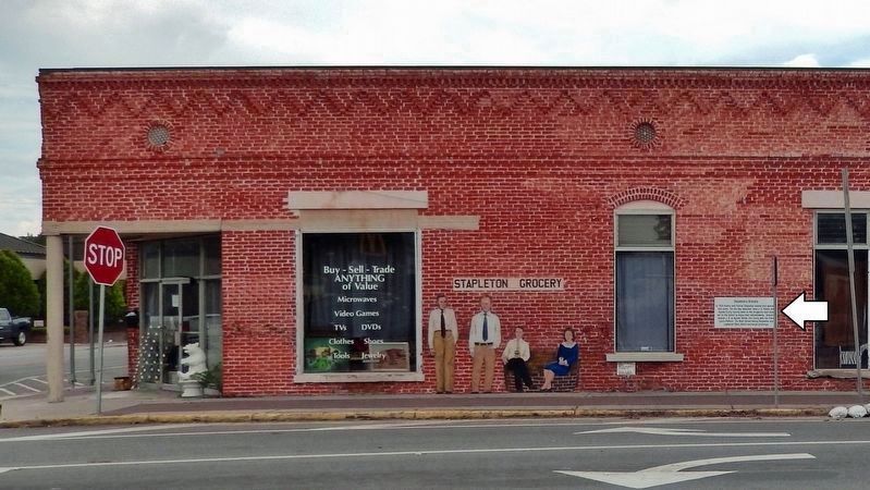 Stapleton's Grocery Site (<i>east elevation</i>) image. Click for full size.