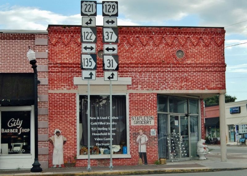Stapleton's Grocery Site (<i>north elevation</i>) image. Click for full size.