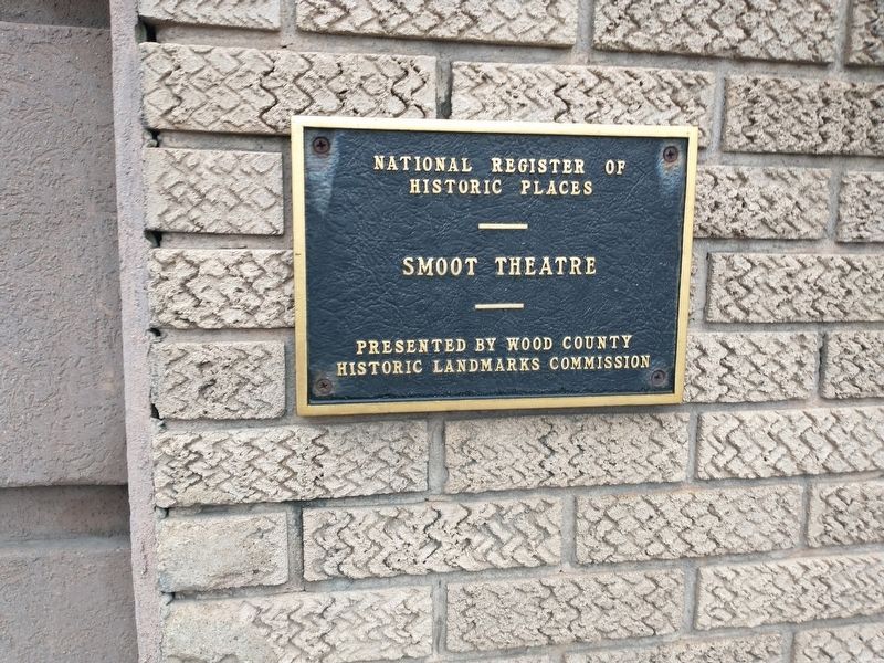 Smoot Theatre Marker image. Click for full size.