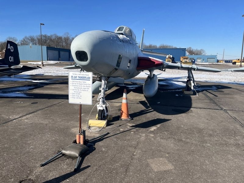 RF-84F Thunderflash Display. Click for full size. RF-84F Thunderflash Display image. Click for full size.