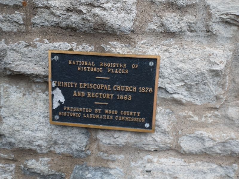 Trinity Episcopal Church and Rectory Marker image. Click for full size.