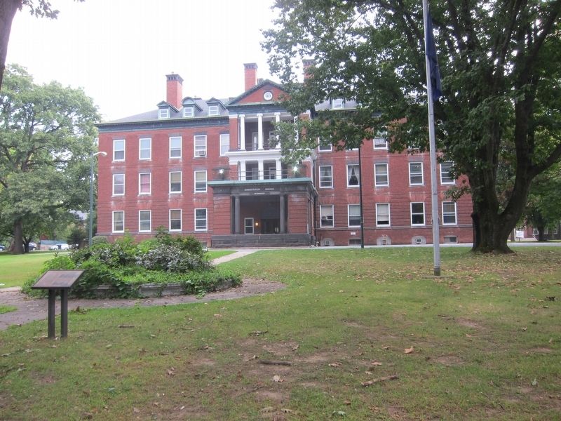 Harrisburg State Hospital Administration Building and Marker image. Click for full size.