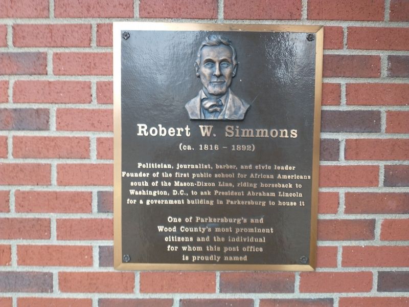 Robert W. Simmons Marker image. Click for full size.