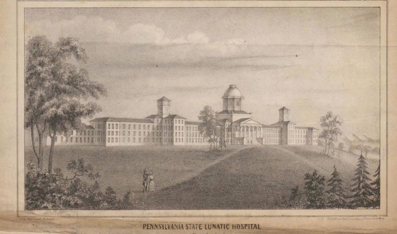 <i>Pennsylvania State Lunatic Hospital</i> image. Click for full size.