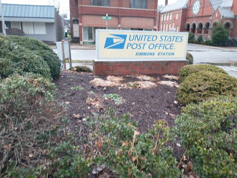 Simmons Station United States Post Office Sign image. Click for full size.