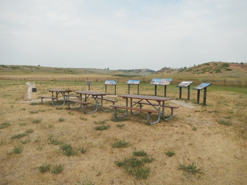 Rosebud Battlefield/Where the Girl Saved Her Brother Markers. Click for full size. Rosebud Battlefield/Where the Girl Saved Her Brother Markers image. Click for full size.