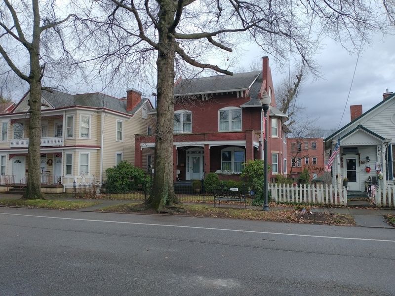 Casto-Douglas-Longacre-Harris House Marker image. Click for full size.