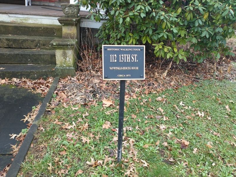 Vanwinkle-Herceg House Marker image. Click for full size.