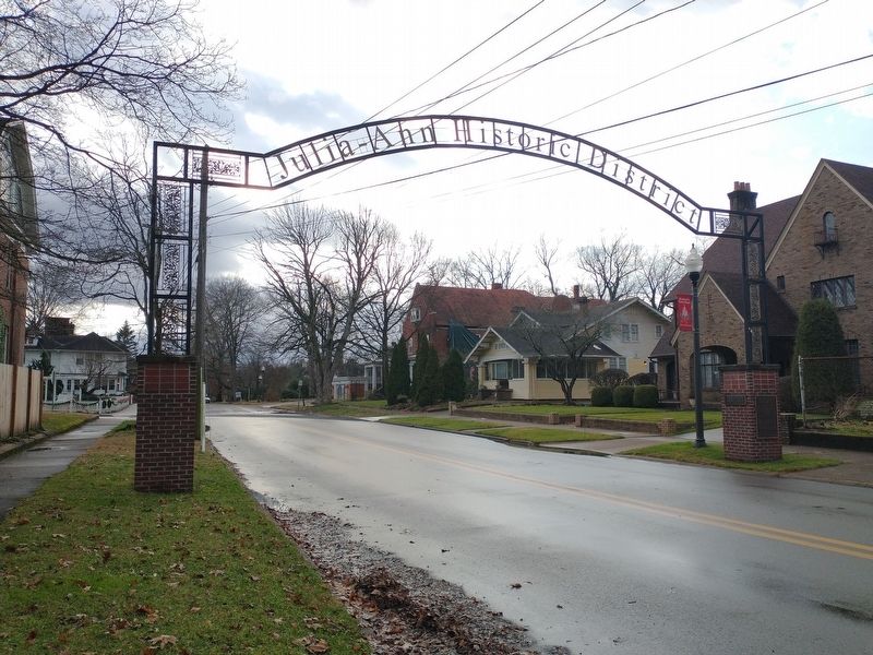 Julia-Ann Square Historic District Marker image. Click for full size.