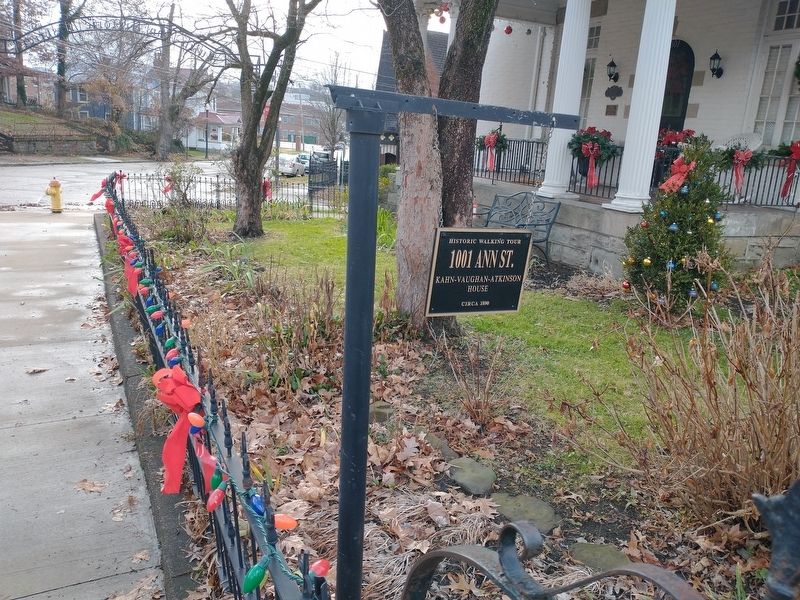 Kahn-Vaughan-Atkinson House Marker image. Click for full size.