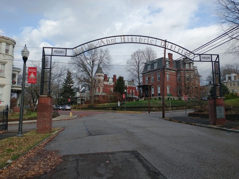 Julia-Ann Square Historic District Marker image. Click for full size.