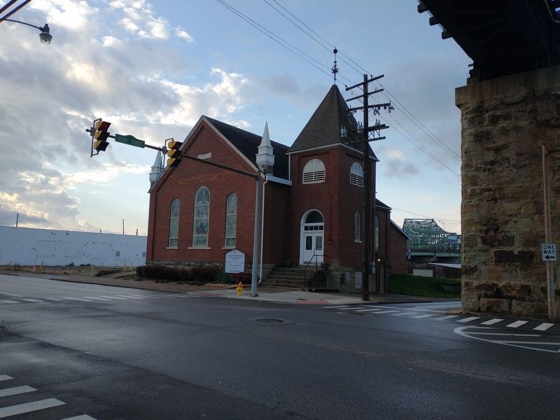 Logan Memorial Methodist Church Marker image. Click for full size.
