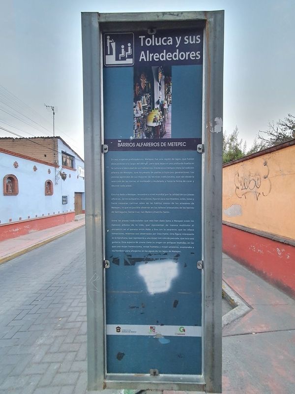 Pottery Workshop Neighborhoods of Metepec Marker image. Click for full size.