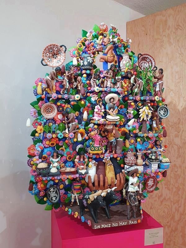 An example of a "tree of life" from the nearby Museo del Barro (Clay Museum) image. Click for full size.
