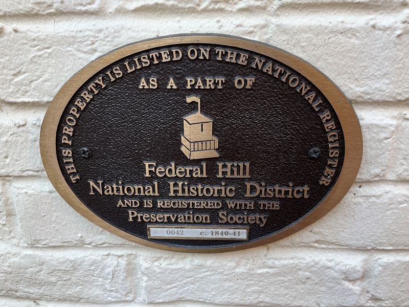 The Sugar Alley Carriage House Marker. Click for full size. The Sugar Alley Carriage House Marker image. Click for full size.