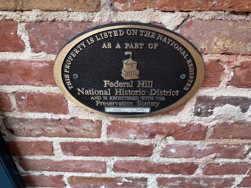 128 East Churchill Street Marker. Click for full size. 128 East Churchill Street Marker image. Click for full size.