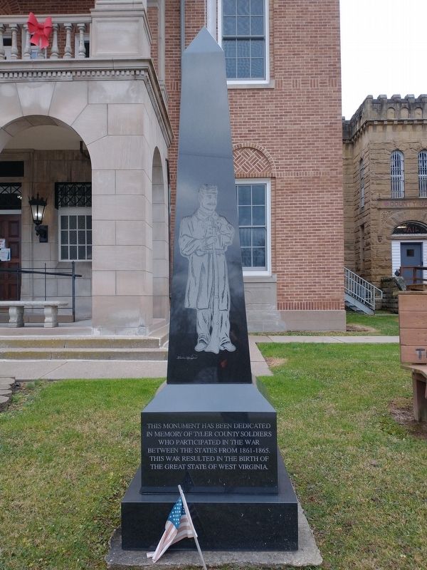 Tyler County Civil War Memorial image. Click for full size.