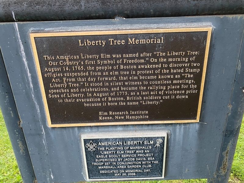 Liberty Tree Memorial image. Click for full size.
