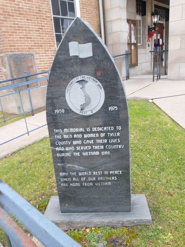 Tyler County Vietnam War Memorial. Click for full size. Tyler County Vietnam War Memorial image. Click for full size.