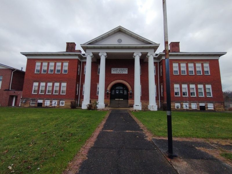 Tyler County High School World War I Memorial. Click for full size. Tyler County High School World War I Memorial image. Click for full size.