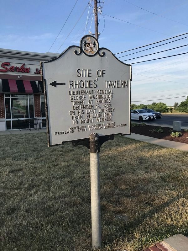 Site of Rhodes Tavern Marker image. Click for full size.