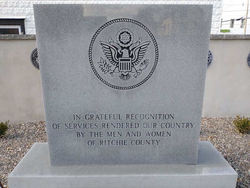 Ritchie County Veterans Memorial image. Click for full size.