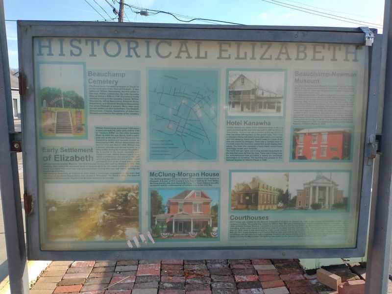Historical Elizabeth Marker. Click for full size. Historical Elizabeth Marker image. Click for full size.