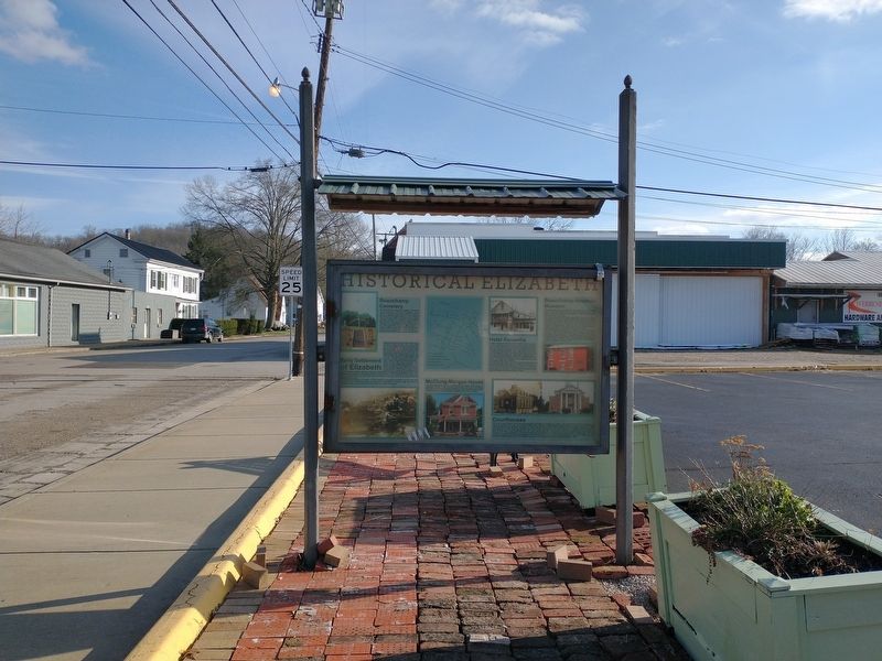 Historical Elizabeth Marker. Click for full size. Historical Elizabeth Marker image. Click for full size.