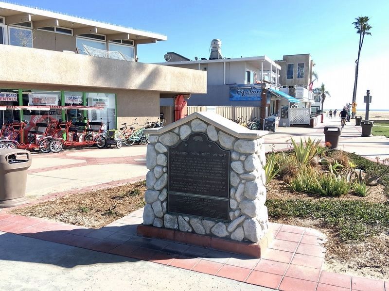 McFadden (Newport) Wharf Marker image. Click for full size.