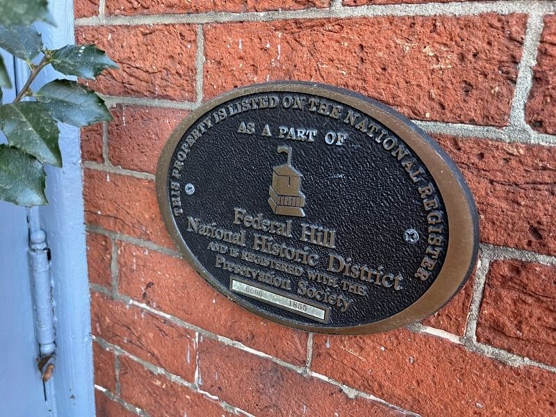 125 East Montgomery Street Marker image. Click for full size.