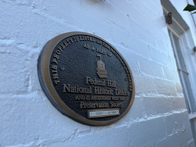 123 East Montgomery Street Marker image. Click for full size.