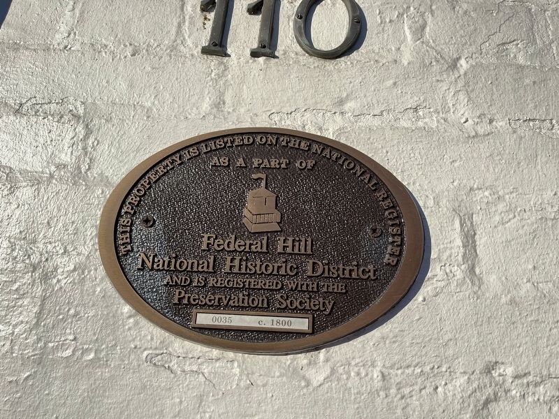 110 East Montgomery Street Marker image. Click for full size.