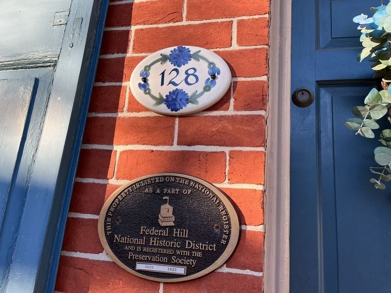 128 East Montgomery Street Marker image. Click for full size.