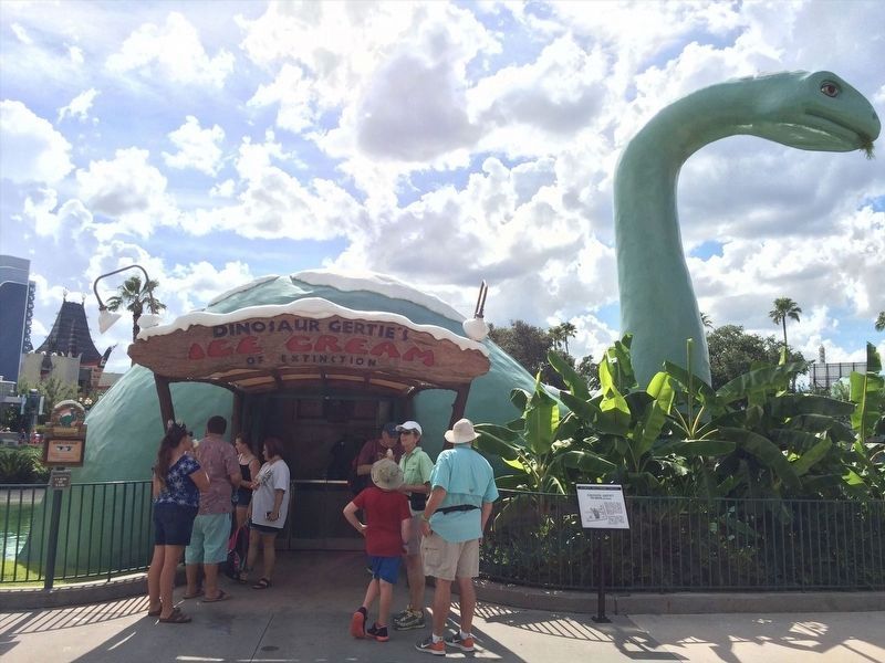 Dinosaur Gertie's Ice Cream of Extinction and Marker image. Click for full size.
