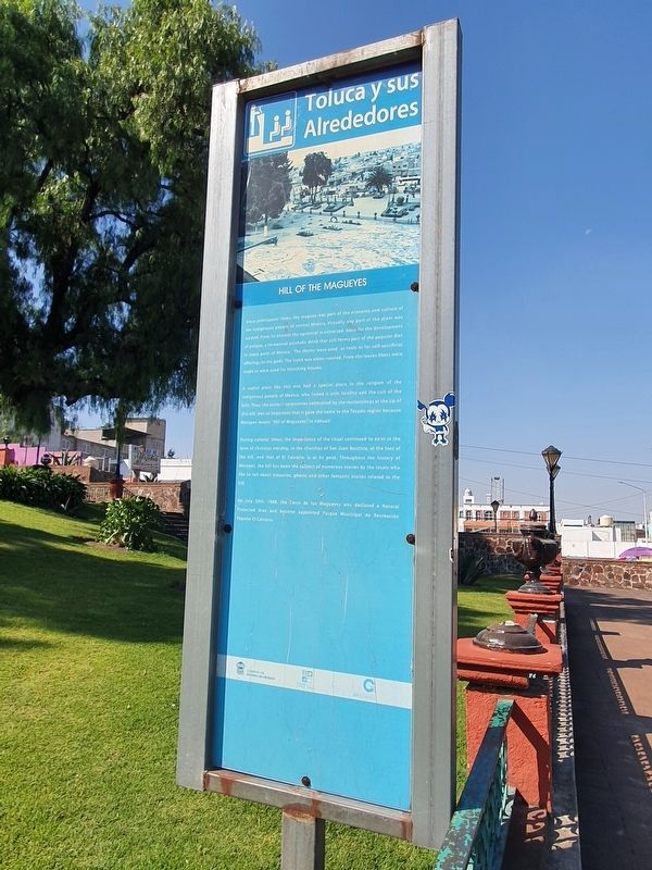 Hill of the Magueyes Marker English text image. Click for full size.