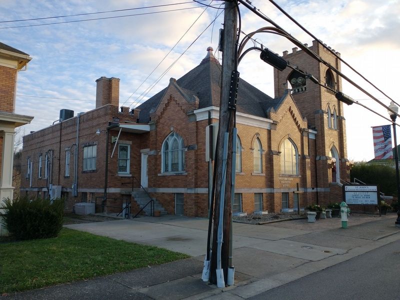 St. John's Methodist Church Marker image. Click for full size.