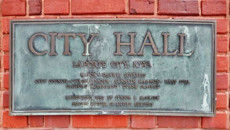 City Hall Marker. Click for full size. City Hall Marker image. Click for full size.