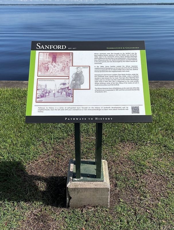 New Georgetown and Goldsboro Marker image. Click for full size.