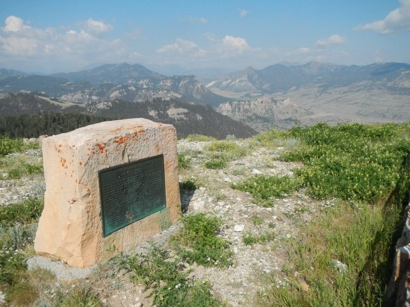 Dead Indian Hill Summit Marker. Click for full size. Dead Indian Hill Summit Marker image. Click for full size.