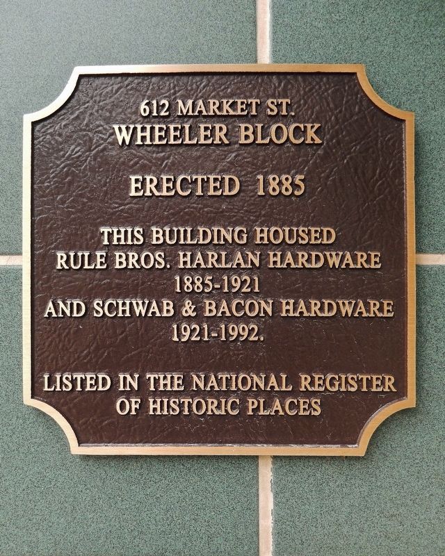 Wheeler Block Marker image. Click for full size.