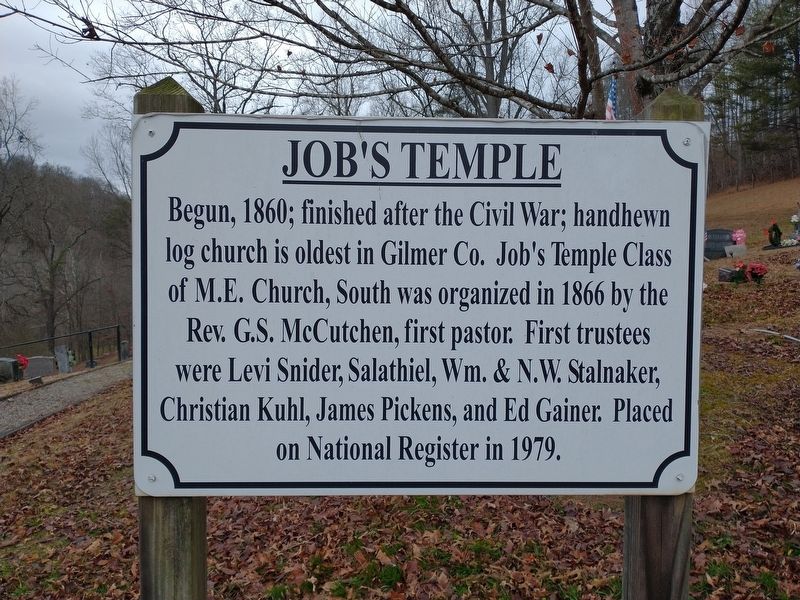 Job's Temple Marker image. Click for full size.