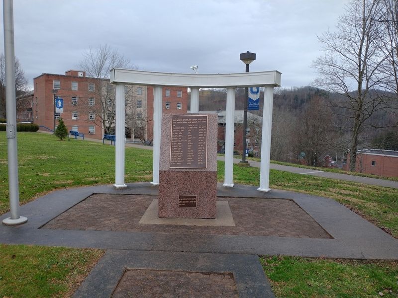 Glenville State College World War II Veterans Memorial image. Click for full size.