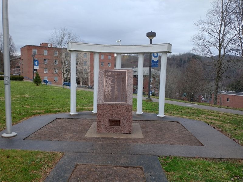 Glenville State College World War II Veterans Memorial. Click for full size. Glenville State College World War II Veterans Memorial image. Click for full size.