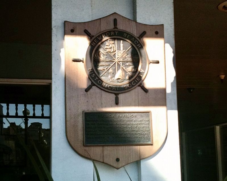 Balboa Pavilion Marker image. Click for full size.