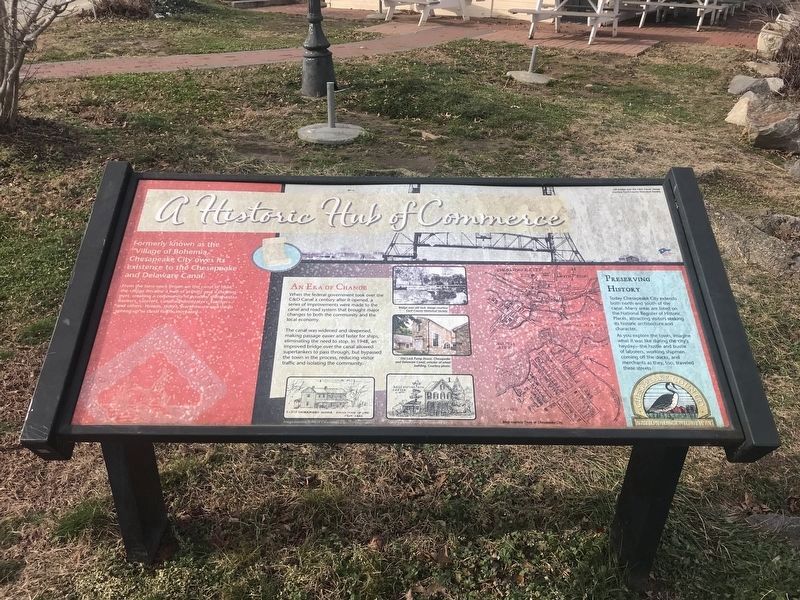 A Historic Hub of Commerce Marker image. Click for full size.