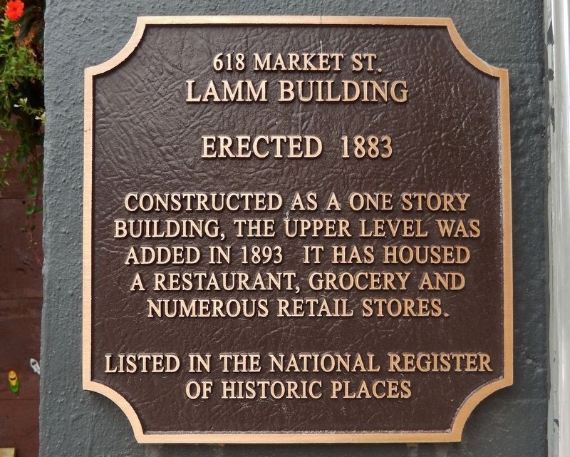 Lamm Building Marker image. Click for full size.